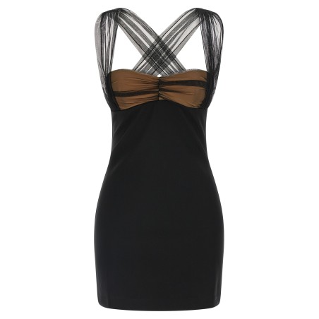 'Draped Padded Cup Mini' dress
