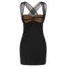 'Draped Padded Cup Mini' dress