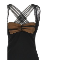 'Draped Padded Cup Mini' dress