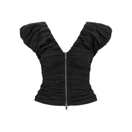 'Black Ruched' top