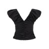 'Black Ruched' top