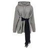 Hoodie dress with gloves