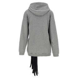 Hoodie dress with gloves