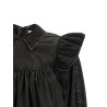 'Black Washed Frill' blouse
