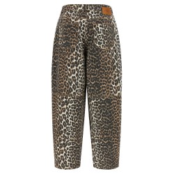 'Leopard Printed Stary' jeans