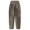 'Leopard Printed Stary' jeans