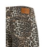 'Leopard Printed Stary' jeans