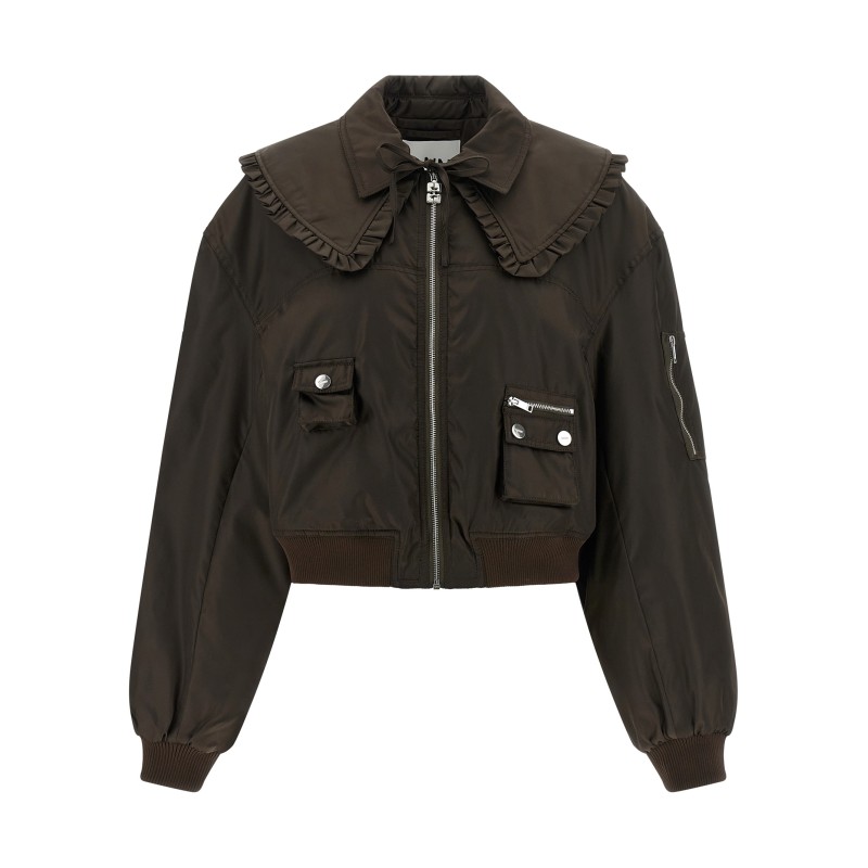 'Duchesse Nylon' bomber jacket