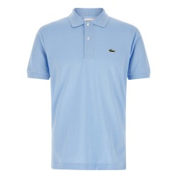 Logo patch polo shirt