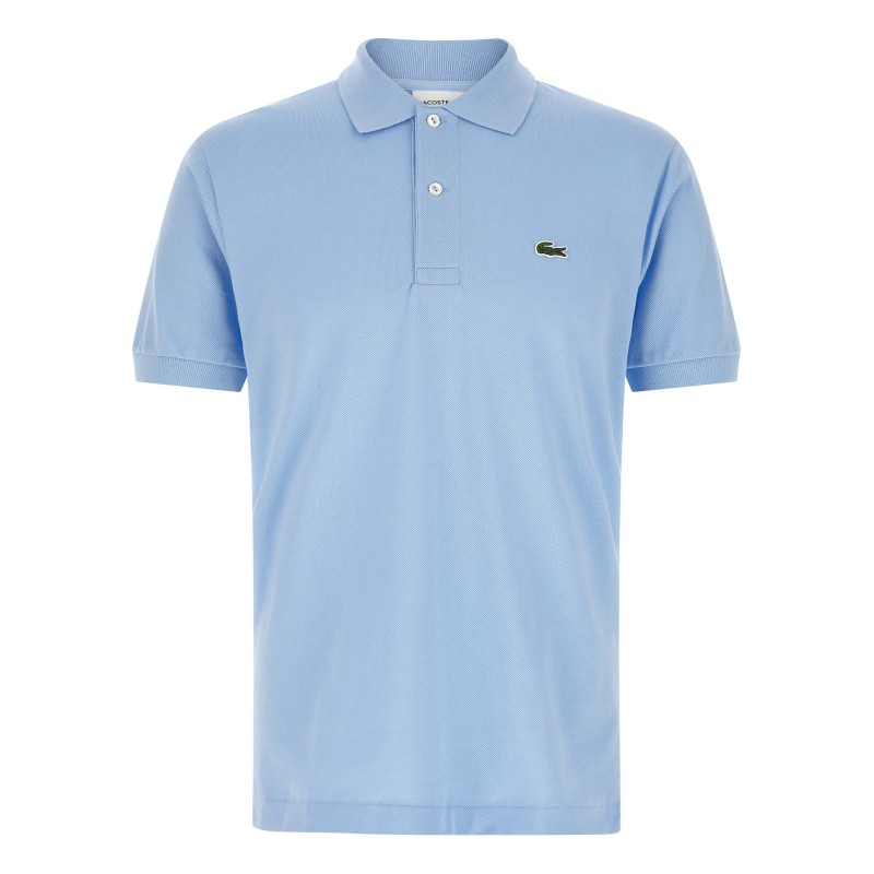 Logo patch polo shirt