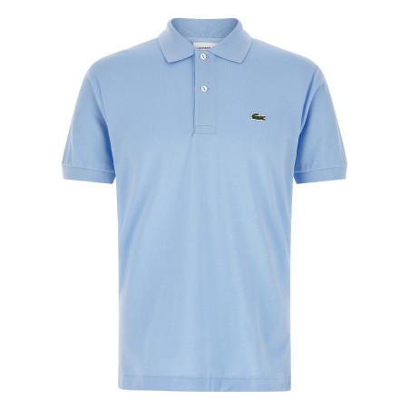 Logo patch polo shirt