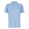 Logo patch polo shirt