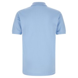 Logo patch polo shirt