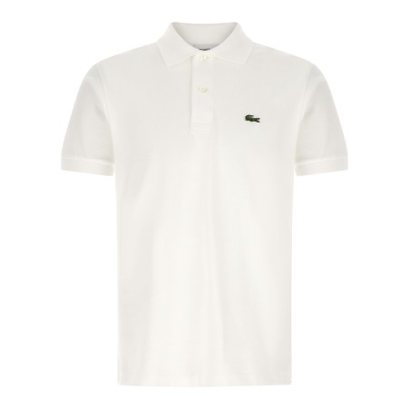 Logo patch polo shirt