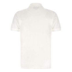 Logo patch polo shirt