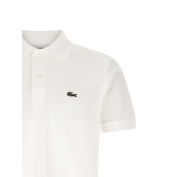 Logo patch polo shirt