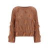 Ostrich feather sweater
