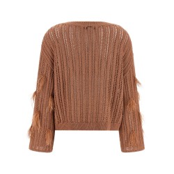 Ostrich feather sweater