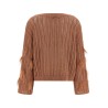 Ostrich feather sweater