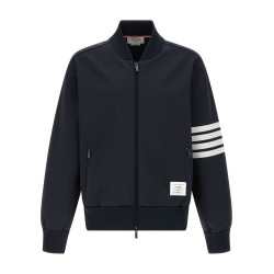 Tech viscose bomber jacket