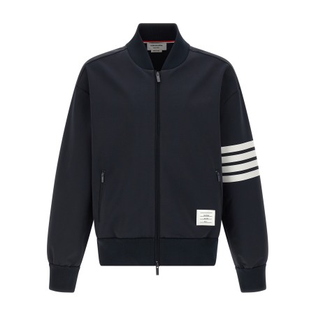 Tech viscose bomber jacket