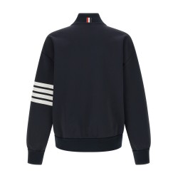 Tech viscose bomber jacket