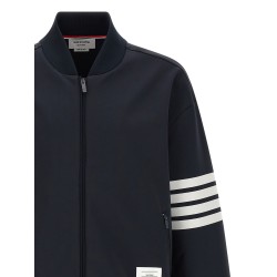 Tech viscose bomber jacket