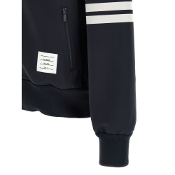 Tech viscose bomber jacket