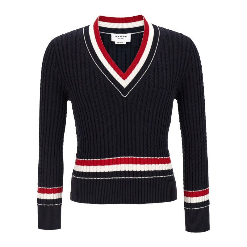 RWB intarsia sweater