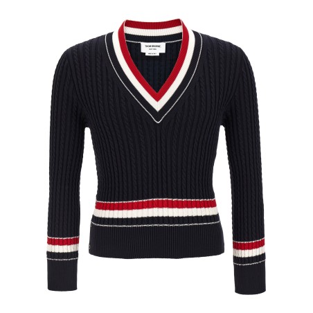RWB intarsia sweater