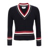 RWB intarsia sweater