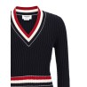 RWB intarsia sweater