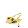 Triangle logo slingback