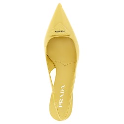 Triangle logo slingback