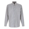 Striped button-down shirt