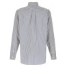 Striped button-down shirt