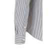 Striped button-down shirt