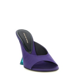 Satin mules