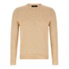 Two-tone yarn sweater