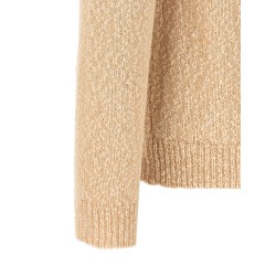 Two-tone yarn sweater