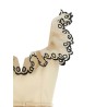 'Embroidered Frilled Mini' dress
