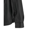 Nappa leather overshirt