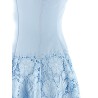 'Blue Crepe Lace' dress