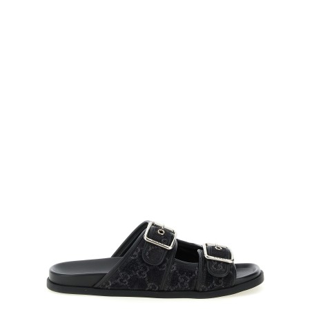 GG denim slides