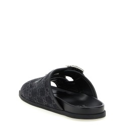 GG denim slides
