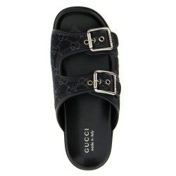 GG denim slides