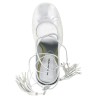 Laminated leather mules