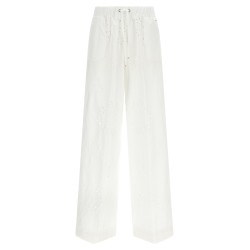 'Broderie Anglaise' pants