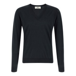 Cotton and silk sweater