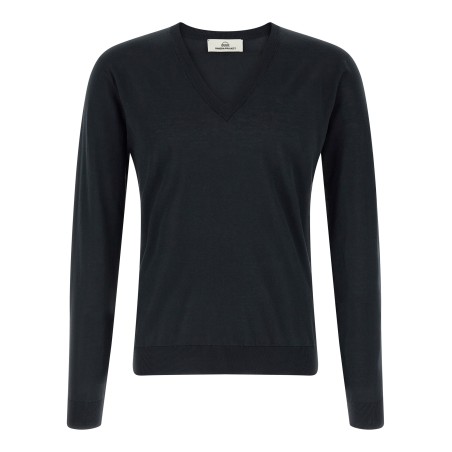 Cotton and silk sweater